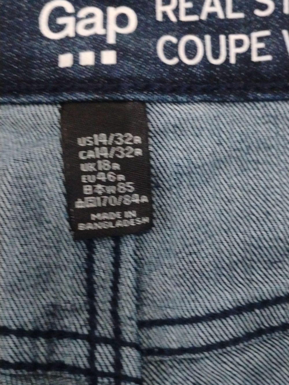 GAP Dark Blue Straight Leg Women's Jeans 14 / 32 - Picture 7 of 9